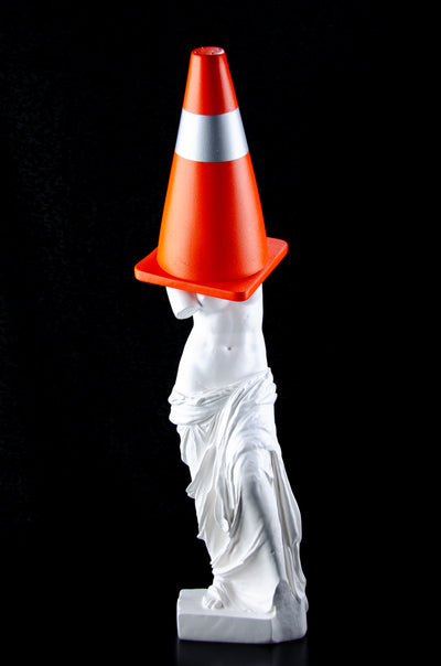CP KATE - 'Proceed with Caution Cone' Sculpture Art