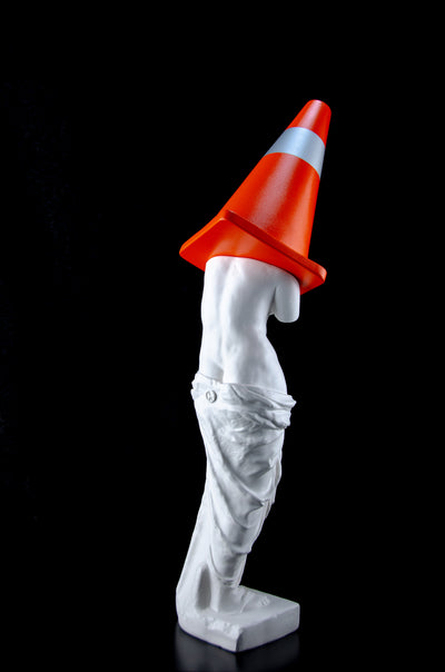CP KATE - 'Proceed with Caution Cone' Sculpture Art